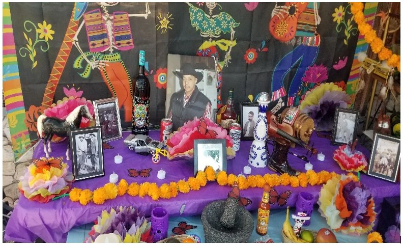 On Lok staff member altar 